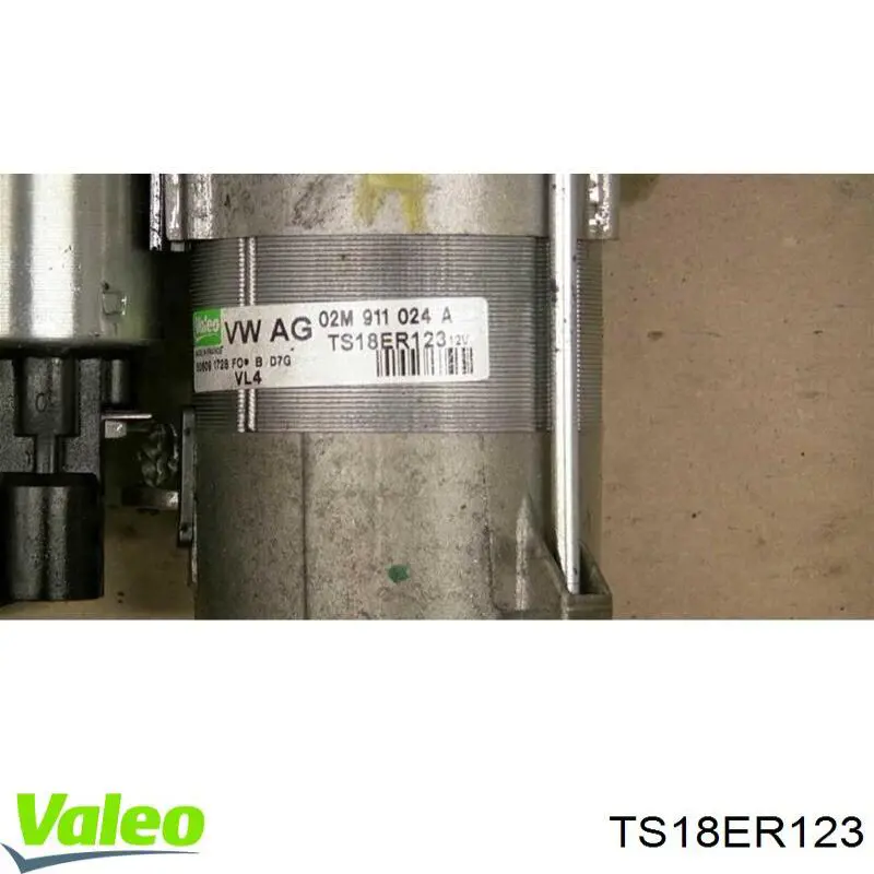 TS18ER123 VALEO motor de arranque