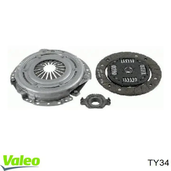 Disco de embrague TY34 VALEO