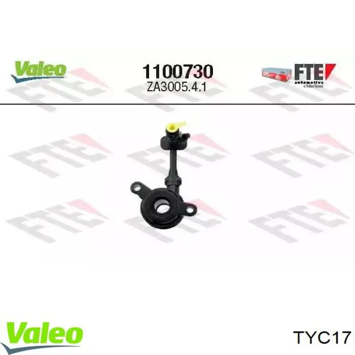 Plato de presión del embrague VALEO TYC17