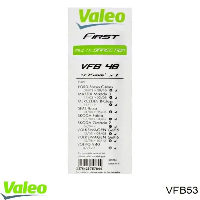 Juego de limpiaparabrisas de luna delantera, 2 piezas Opel Astra 51, 52, F35, M35