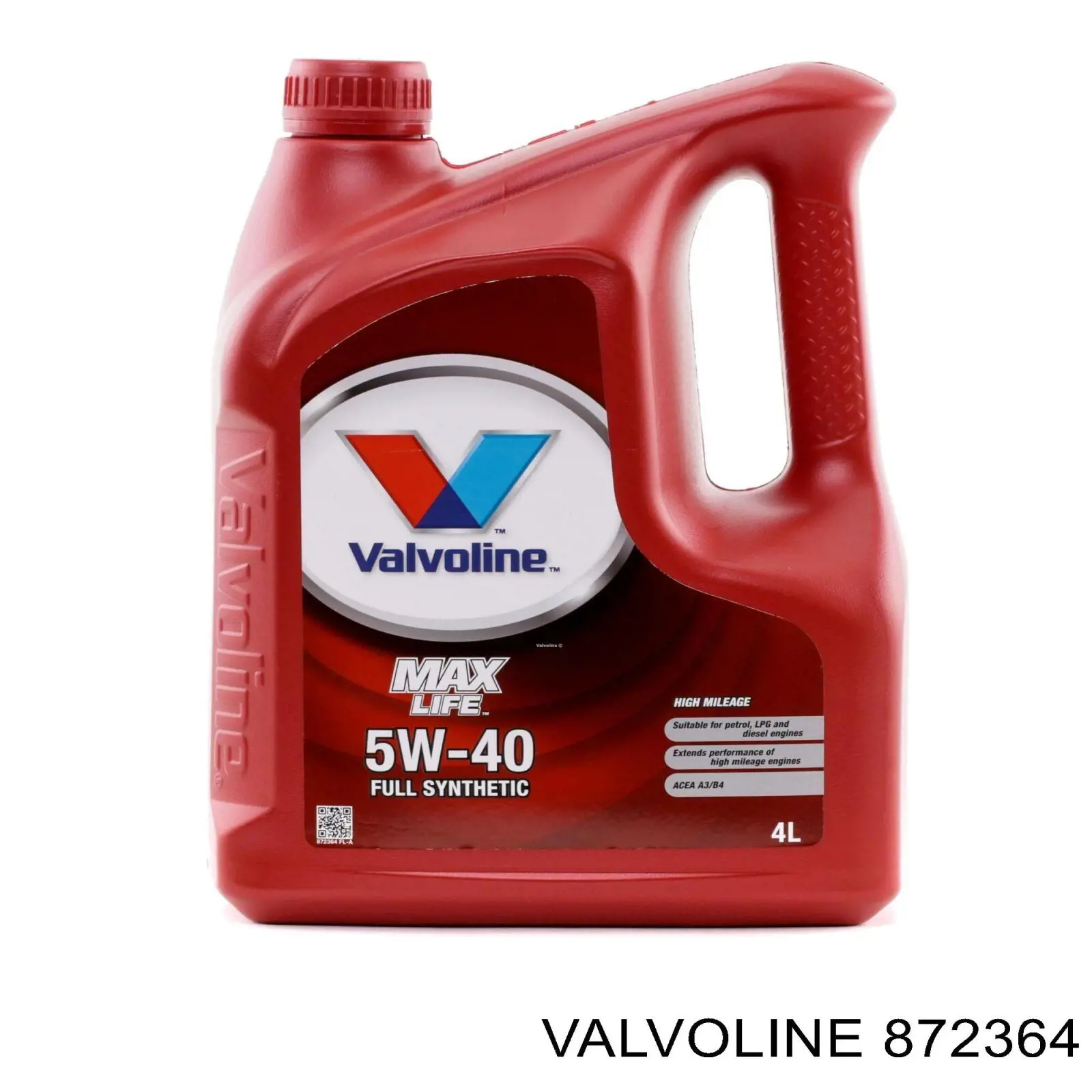 Valvoline Maxlife Full Synthetic Sintético 4 L (872364)