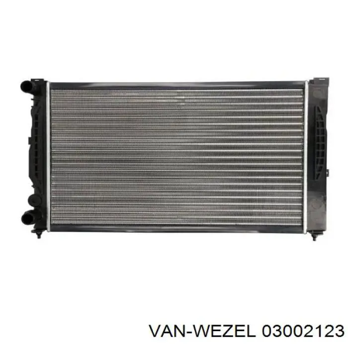 03002123 VAN Wezel radiador refrigeración del motor