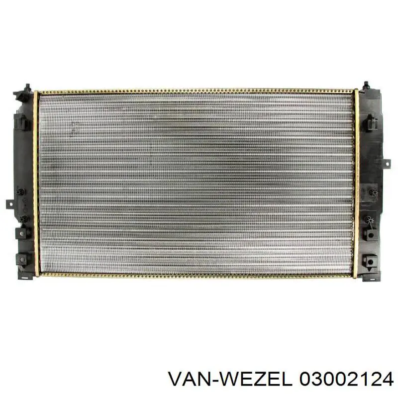 03002124 VAN Wezel radiador