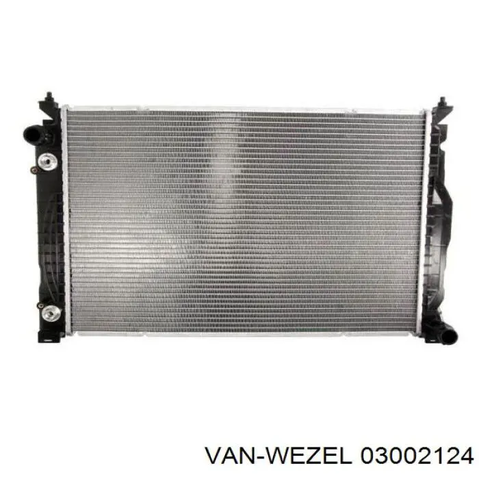 Radiador de água VAN Wezel 03002124