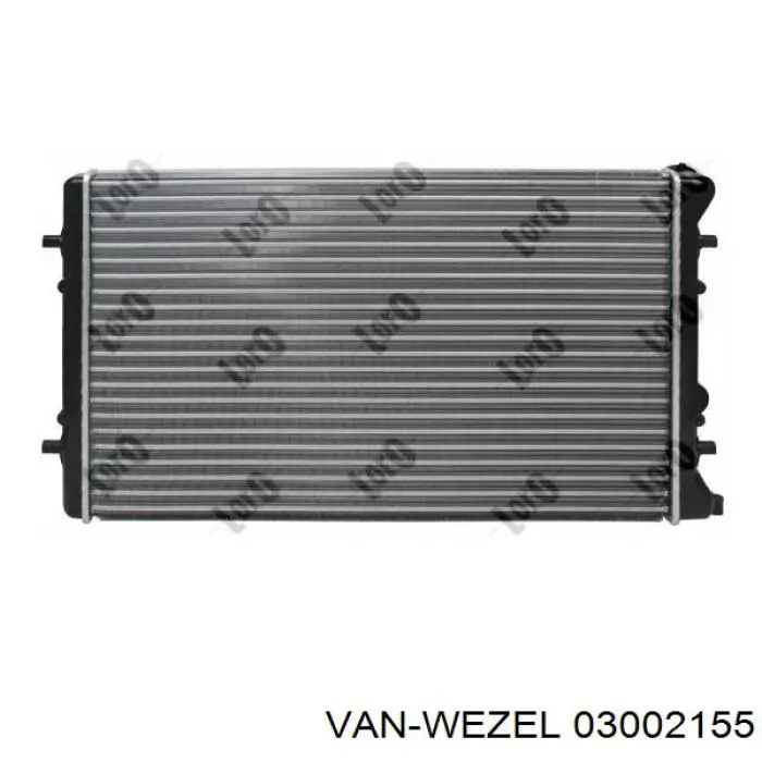 Radiador 03002155 VAN Wezel