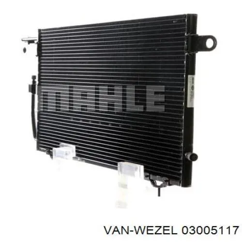 03005117 VAN Wezel condensador aire acondicionado