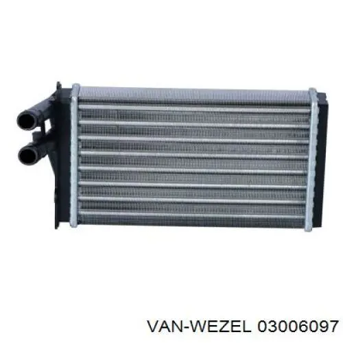 03006097 VAN Wezel radiador de calefacción