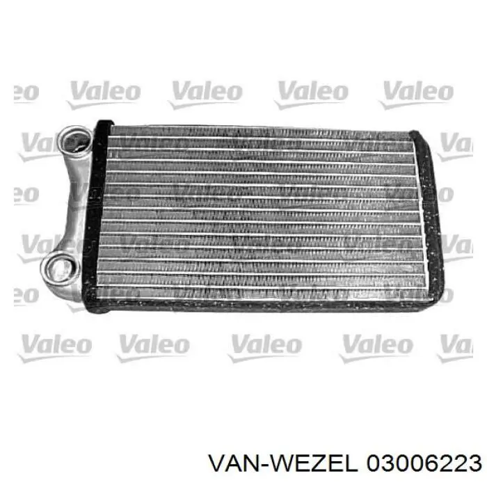 03006223 VAN Wezel radiador de calefacción