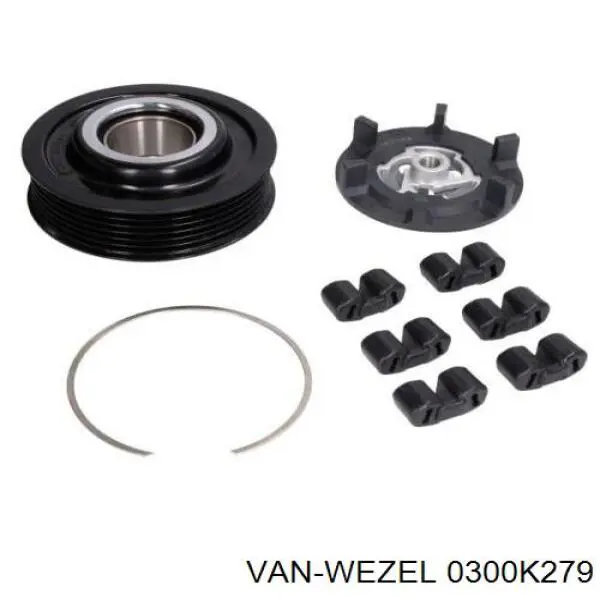 0300K279 VAN Wezel compresor de aire acondicionado