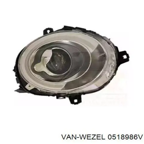 0518986V VAN Wezel faro izquierdo