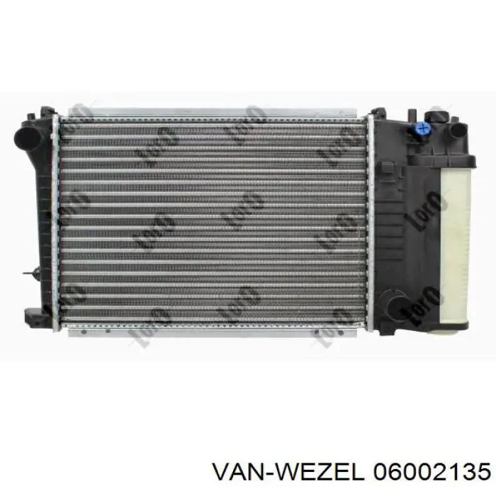 06002135 VAN Wezel radiador refrigeración del motor