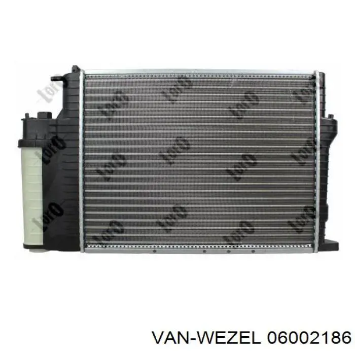 06002186 VAN Wezel radiador refrigeración del motor