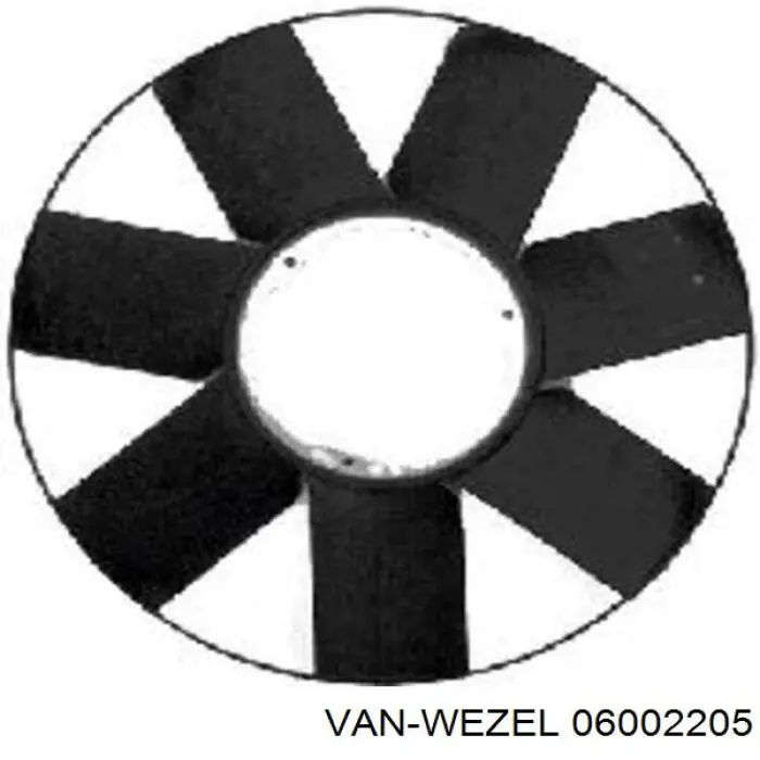 06002205 VAN Wezel radiador refrigeración del motor