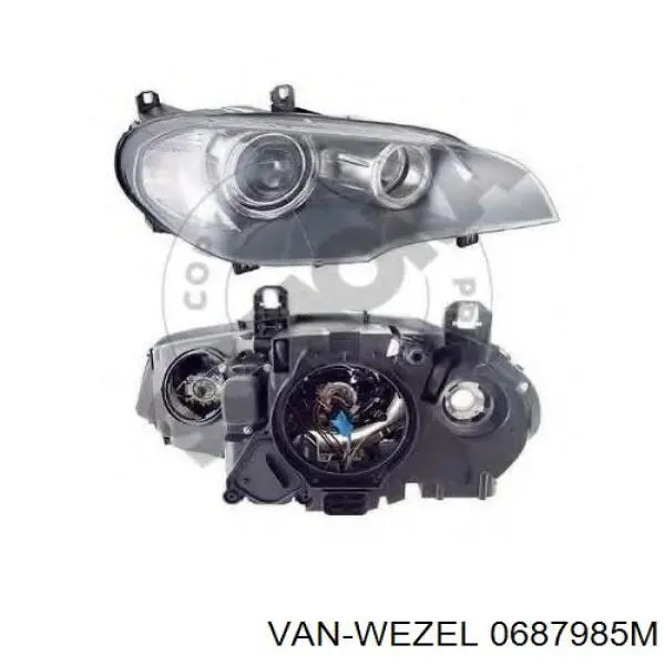 0687985M VAN Wezel faro izquierdo