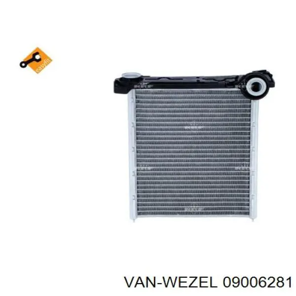 09006281 VAN Wezel radiador de calefacción