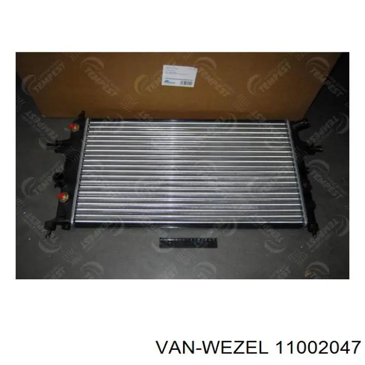 11002047 VAN Wezel radiador refrigeración del motor