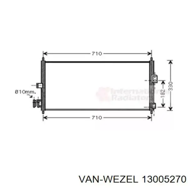 Aire acondicionado capacitor VAN Wezel 13005270 precio, desde 45,01 EUR