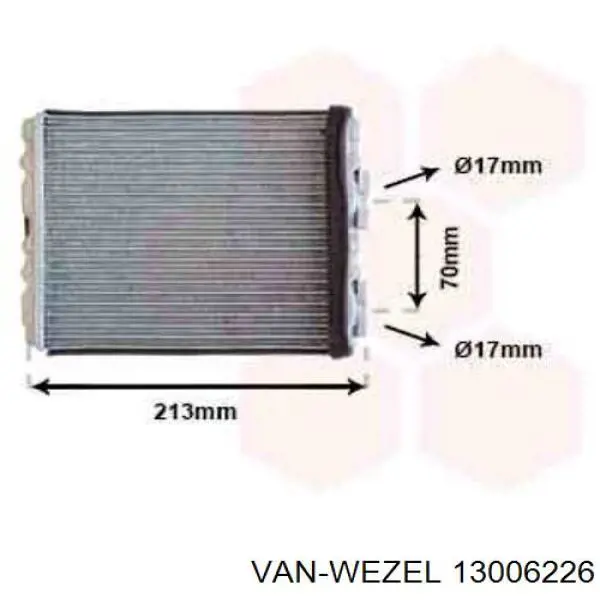 Comprar 271400F001 Nissan/Infiniti Radiador calefacción