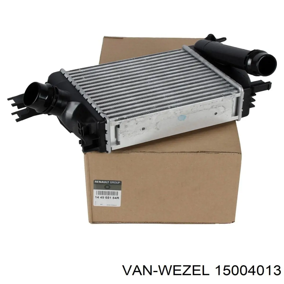 15004013 VAN Wezel Radiador de intercooler