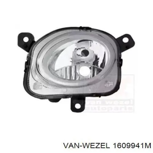 1609941M VAN Wezel faro izquierdo