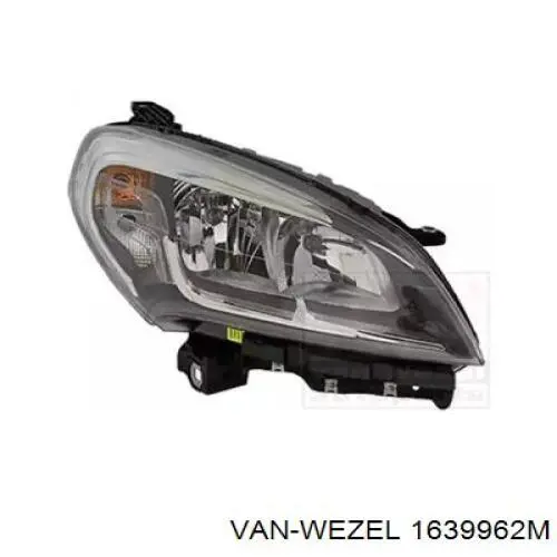 1639962M VAN Wezel faro derecho