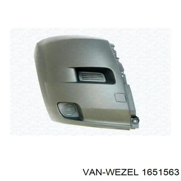 1651563 VAN Wezel parachoques delantero, parte izquierda