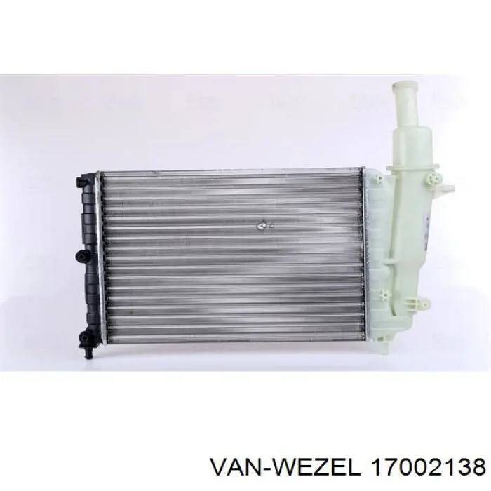 17002138 VAN Wezel radiador refrigeración del motor