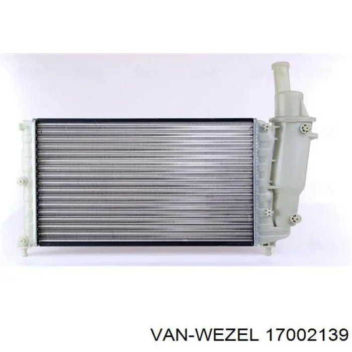 17002139 VAN Wezel radiador refrigeración del motor