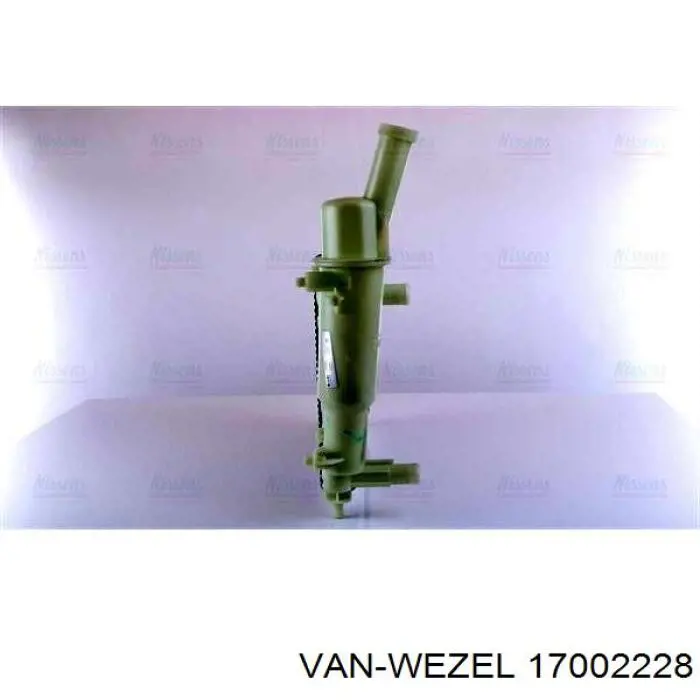 17002228 VAN Wezel radiador refrigeración del motor