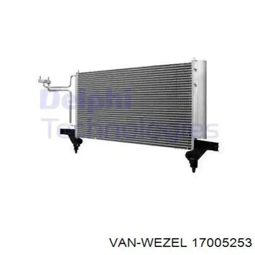 17005253 VAN Wezel condensador aire acondicionado