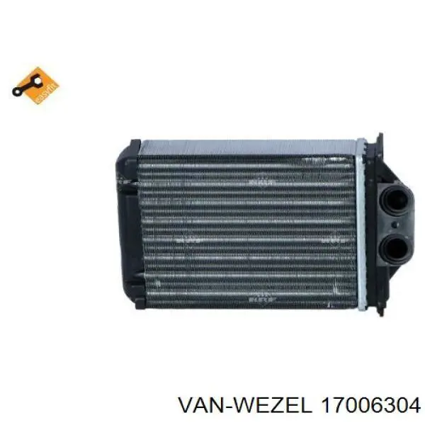 17006304 VAN Wezel radiador de calefacción