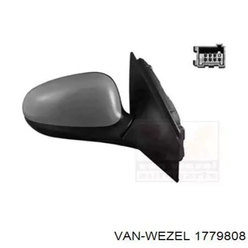 1779808 VAN Wezel espejo retrovisor derecho