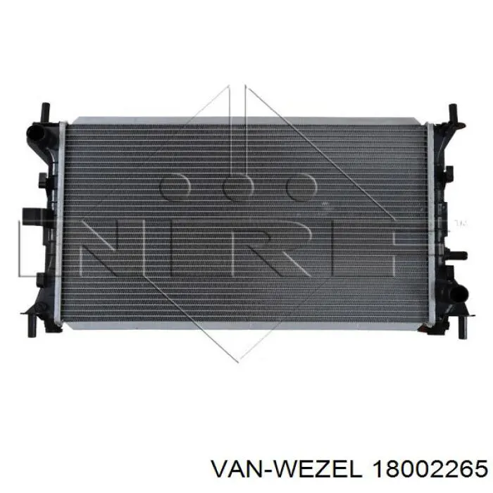 18002265 VAN Wezel radiador refrigeración del motor