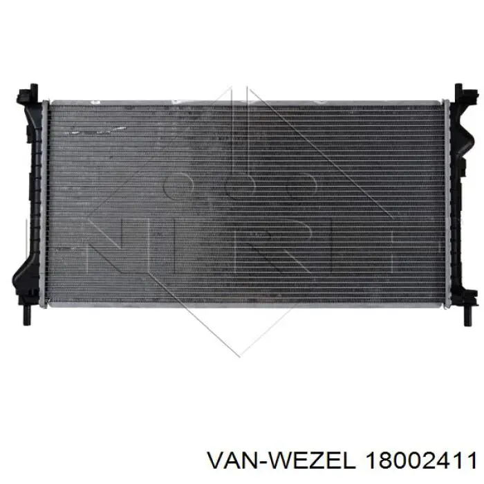 18002411 VAN Wezel radiador refrigeración del motor