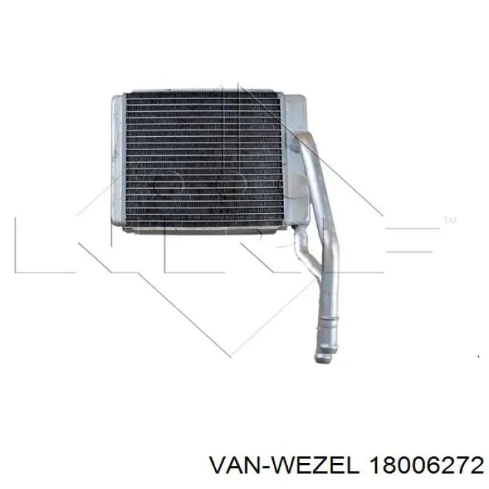 18006272 VAN Wezel radiador de calefacción