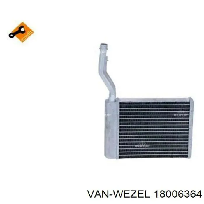18006364 VAN Wezel radiador de calefacción