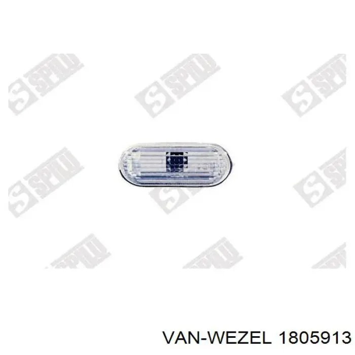 1805913 VAN Wezel luz intermitente guardabarros