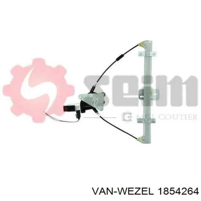 1854264 VAN Wezel mecanismo de elevalunas, puerta delantera derecha