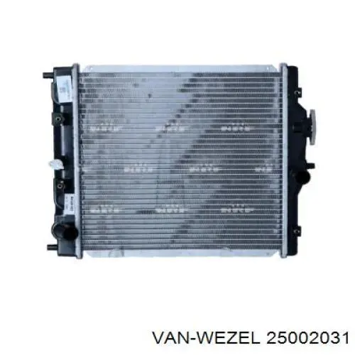 25002031 VAN Wezel radiador