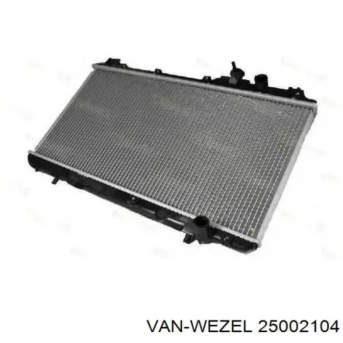 Radiador 25002104 VAN Wezel