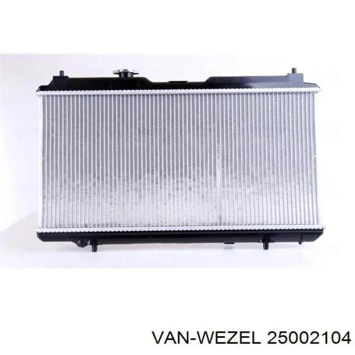 25002104 VAN Wezel radiador refrigeración del motor