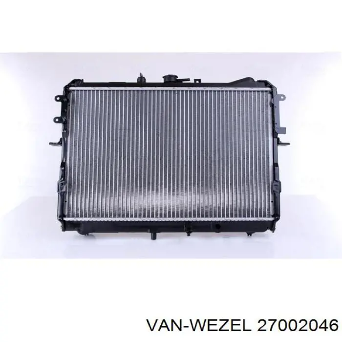 27002046 VAN Wezel radiador refrigeración del motor