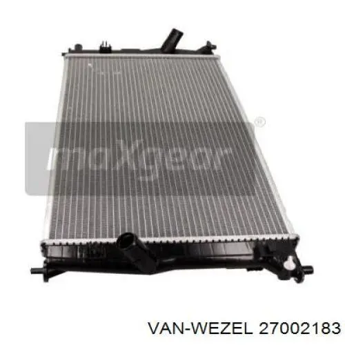 27002183 VAN Wezel radiador