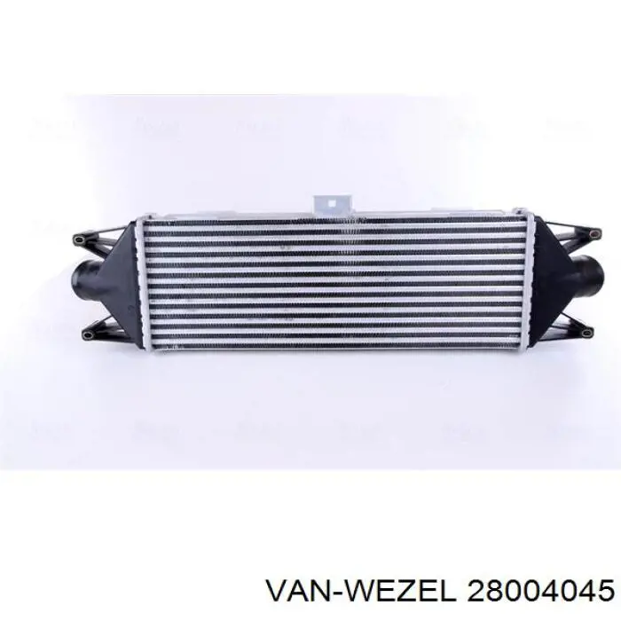 28004045 VAN Wezel radiador de aire de admisión