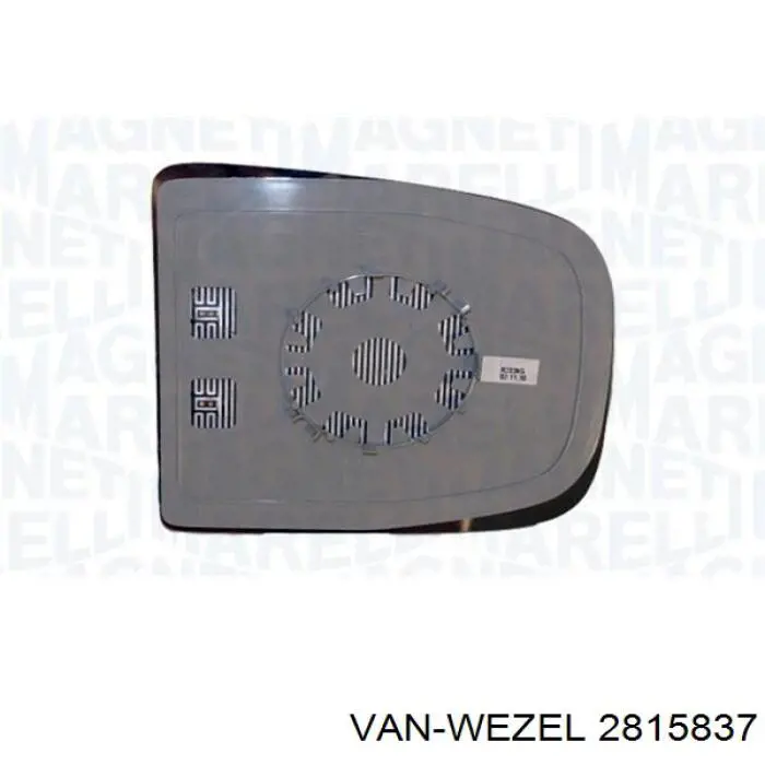 2815837 VAN Wezel cristal de espejo retrovisor exterior izquierdo