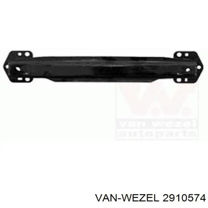 2910574 VAN Wezel parachoques delantero, parte central