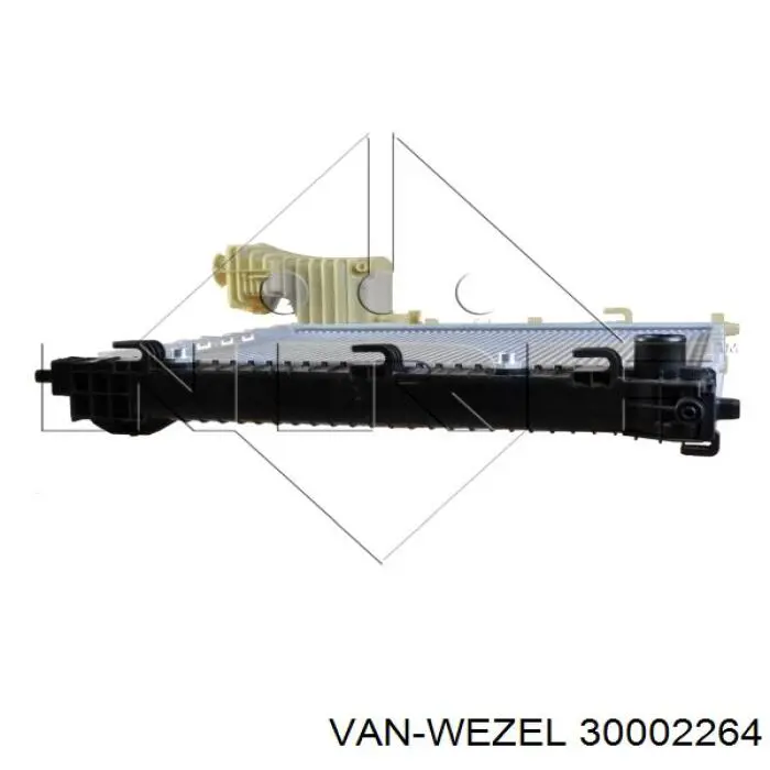 30002264 VAN Wezel radiador refrigeración del motor