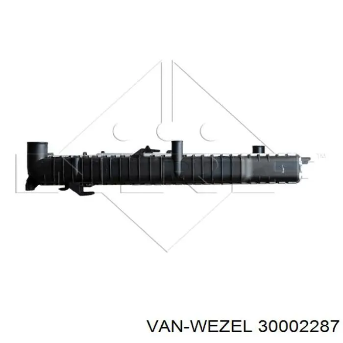 30002287 VAN Wezel radiador refrigeración del motor