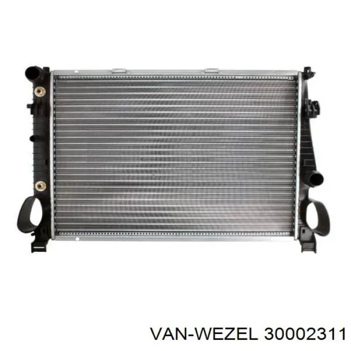 30002311 VAN Wezel radiador refrigeración del motor