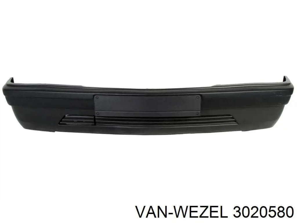 3020580 VAN Wezel listón embellecedor/protector, parachoques delantero